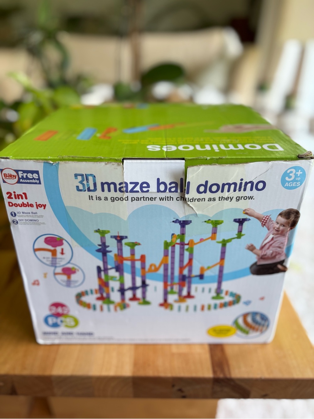 3D Maze Ball Domino Kids Toy - Multicolor
